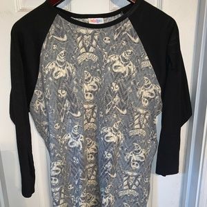 Lularoe Randy Sz L - Nightmare Before Christmas